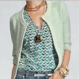 Cabi Society Mint Cardigan - Size Small